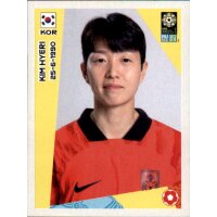 Frauen WM 2023 Sticker 568 - Kim Hye-ri - Südkorea