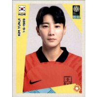 Frauen WM 2023 Sticker 572 - Kim Yun-ji - Südkorea