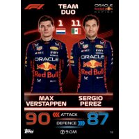 18 - Max Verstappen & Sergio Perez - Red Bull Racing...