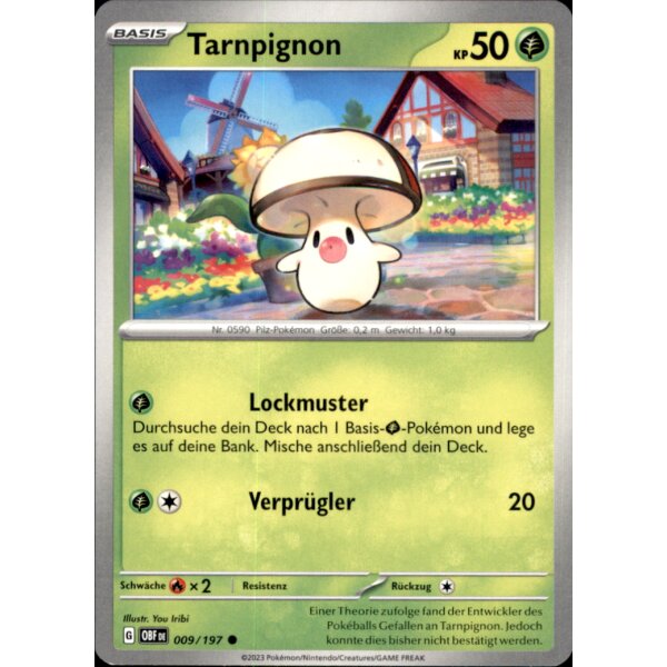 009/197 - Tarnpignon - Common - OBF Karmesin & Purpur