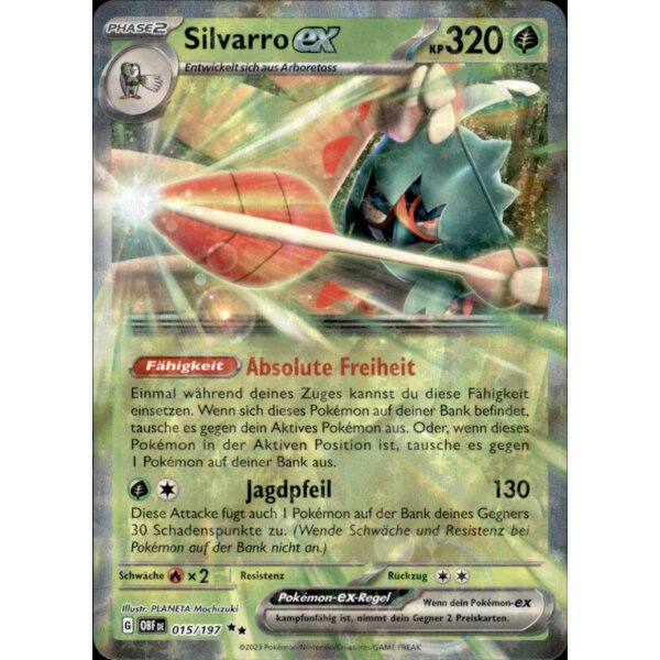015/197 - Silvarro EX - Double Rare - OBF Karmesin & Purpur