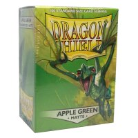 5x Dragon Shield Matte Sleeves - Apple Green (5x 100 Sleeves)