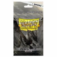 5x Dragon Shield Perfect Fit - Smoke - Card Sleeves...