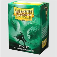Dragon Shield Dual Matte Sleeves - Might (100 Sleeves)