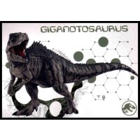 109 - Dinosaurs Live Here - Wrinkled Card - Jurassic Park...