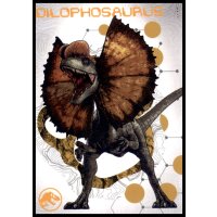 114 - Dinosaurs Live Here - Wrinkled Card - Jurassic Park...