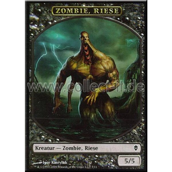 TO007 Token - Zombie, Riese