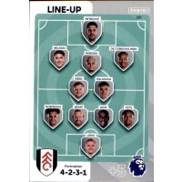 189 - Fulham - Line-Up Card - 2023/2024