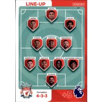 207 - Liverpool - Line-Up Card - 2023/2024