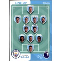 243 - Manchester City - Line-Up Card - 2023/2024