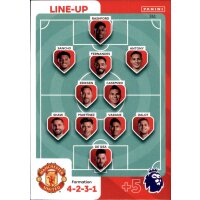 261 - Manchester United - Line-Up Card - 2023/2024