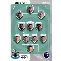 279 - Newcastle United - Line-Up Card - 2023/2024