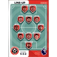 315 - Sheffield United - Line-Up Card - 2023/2024