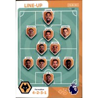 369 - Wolverhampton Wanderers - Line-Up Card - 2023/2024