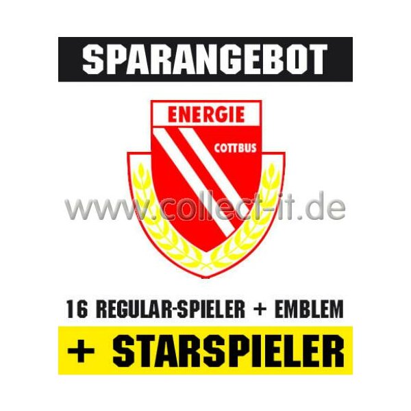 Mannschafts-Paket mit beiden Starspielern - SAISON 08/09 - FC Energie Cottbus