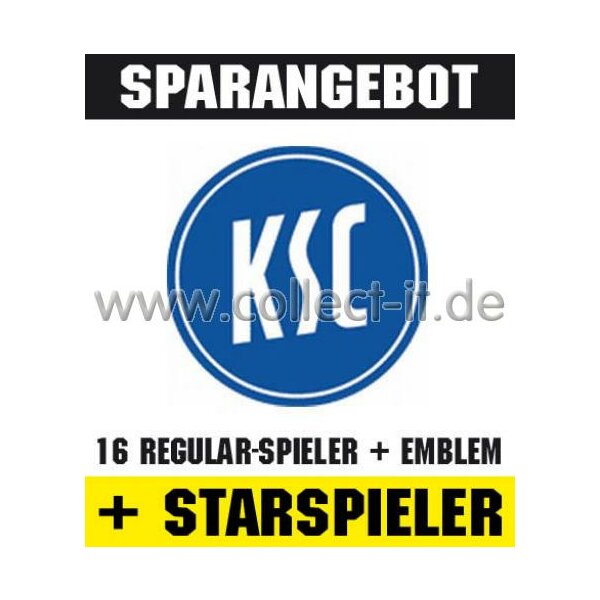 Mannschafts-Paket mit beiden Starspielern - SAISON 08/09 - Karlsruher SC