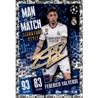 413 - Federico Valverde - Man of the Match Signature...