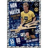 417 - Julian Brandt - Man of the Match Signature Style -...