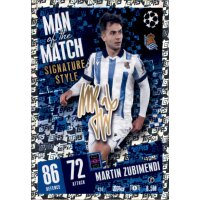 424 - Martin Zubimendi - Man of the Match Signature Style...