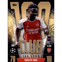 487 - Bukayo Saka - 100 Club - 2023/2024