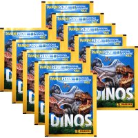 PaniniPedia - Dinosaurier - Sammelsticker - 10 Tüten