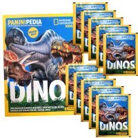 PaniniPedia - Dinosaurier - Sammelsticker - 1 Sammelalbum...