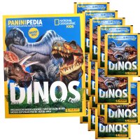 PaniniPedia - Dinosaurier - Sammelsticker - 1 Sammelalbum...