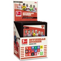 Topps Bundesliga Sammelsticker 2023/24 - 3 Displays (150 Tüten)