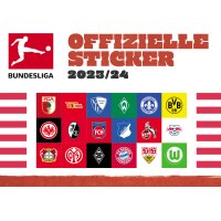 Topps Bundesliga Sammelsticker 2023/24 - 1 Sticker-Starter(Album inkl. 20 Sticker) + 20 Tüten