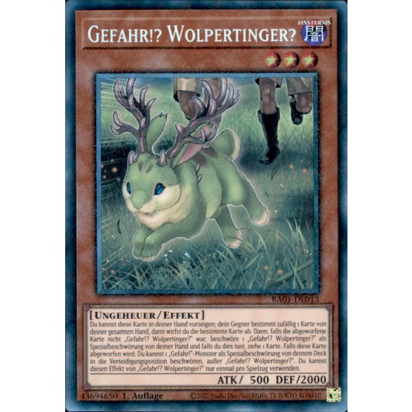 RA01-DE013 - Gefahr!? Wolpertinger? - Collectors Rare