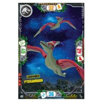 41 - Lauernder Pteranodon  - Dinosaurier Karte - Serie 3