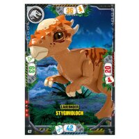 47 - Lauernder Stygimoloch - Dinosaurier Karte - Serie 3