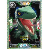 58 - Nachtwandler Blue - Dinosaurier Karte - Serie 3