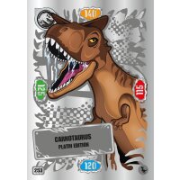 253 - Carnotaurus - Platinkarte - Serie 3