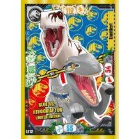 LE12 - Blue vs. Atrociraptor  - Limitierte Karte - Serie 3
