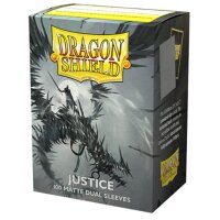 Dragon Shield Standard Size Matte Dual Sleeves - Justice...