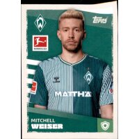 Topps Bundesliga 2023/24 - Sticker 76 - Mitchell Weiser -...