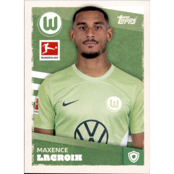 Topps Bundesliga 2023/24 - Sticker 371 - Maxence Lacroix - VfL Wolfsburg
