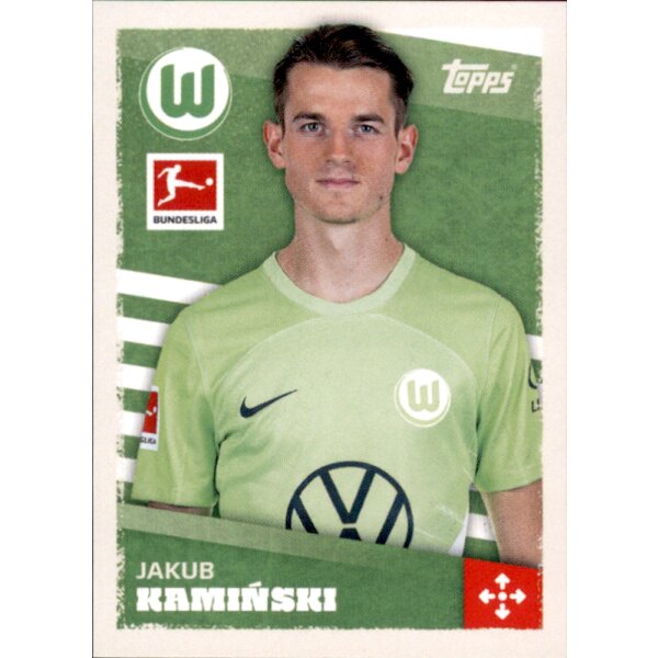 Topps Bundesliga 2023/24 - Sticker 379 - Jakub Kaminski - VfL Wolfsburg
