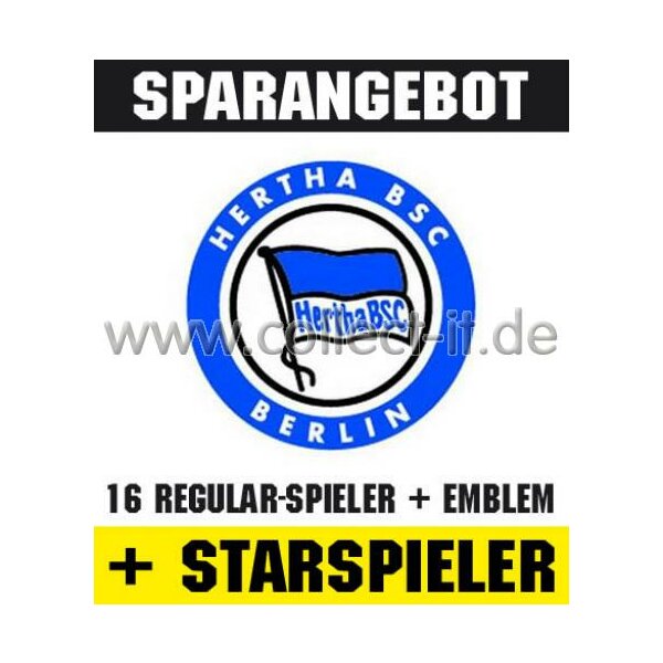 Mannschafts-Paket mit beiden Starspielern - Hertha BSC Berlin - Saison 09/10