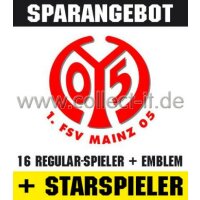Mannschafts-Paket mit beiden Starspielern - FSV Mainz 05...