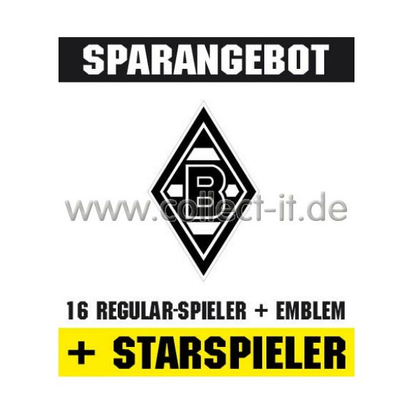 Mannschafts-Paket mit beiden Starspielern - Borussia Mönchengladbach - Saison 09/10