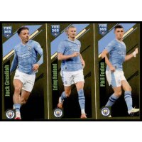 Sticker 97 Jack Grealish/Erling Haaland/Phil Foden