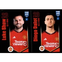 Sticker 104 Luke Shaw/Diogo Dalot