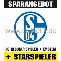 Mannschafts-Paket mit beiden Starspielern - FC Schalke 04...