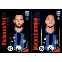 Sticker 296 Stefan de Vrij/Matteo Darmian