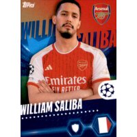 Sticker 50 Willam Saliba - Arsenal FC