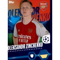 Sticker 52 Oleksandr Zinchenko - Arsenal FC