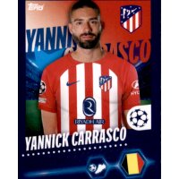Sticker 77 Yannick Carrasco - Atletico de Madrid