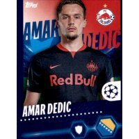Sticker 201 Amar Dedic - FC Salzburg